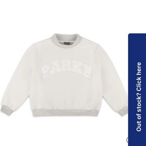 Parker Women's White Crew Neck Sweater